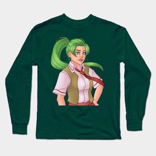 Sonozaki Mion Long Sleeve T-Shirt by Dapper Draws